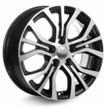 K&K QUTLANDER KC736 16X6.5 PCD5*114.3 ET38 DIA67.1 АЛМАЗ ЧЕРНЫЙ