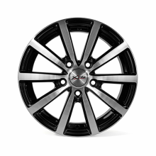 XTRIKE X-115 15X6 PCD5*100 ET38 DIA67.1 BK/FP