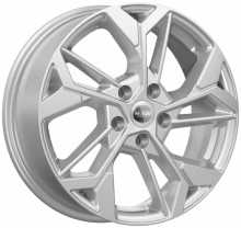 K&K KC1062 17X6.5 PCD5*108 ET43 DIA65.1 СИЛЬВЕР