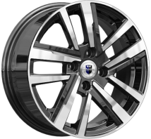 K&K ХАНТ 15X6 PCD4*98 ET33 DIA58.5 ДАРК ПЛАТИНУМ