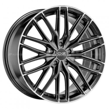 OZ GRAN TURISMO HLT 19X8.5 PCD5*114.3 ET35 DIA75 STAR GRAPHITE DIAMOND LIP