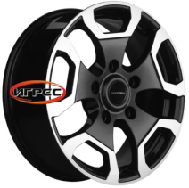 KHOMEN WHEELS KHW1725 17X6.5 PCD5*139.7 ET35 DIA98.5 BLACK
