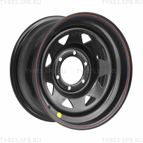 OFF-ROAD WHEELS TOYOTA HILUX 2.5D, 3.0D 16X8 PCD6*139.7 ET10 DIA110 ЧЕРНЫЙ