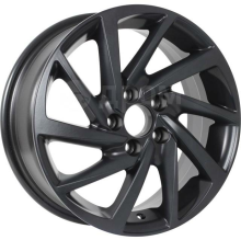 KDW KD1550 15X6 PCD5*100 ET38 DIA57.1 MATT BLACK PAINTED