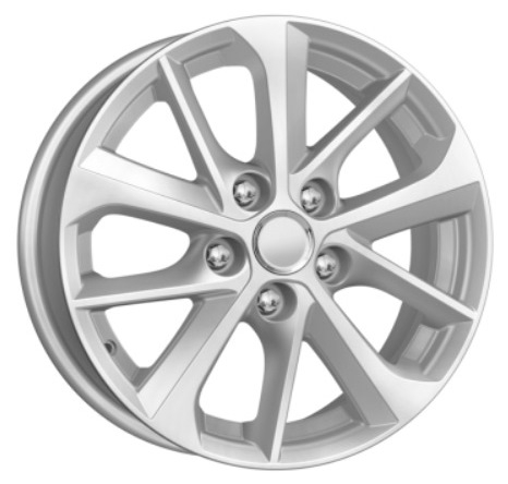 K&K KC658 TOYOTA COROLLA E18 16X6.5 PCD5*114.3 ET45 DIA60.1 СИЛЬВЕР