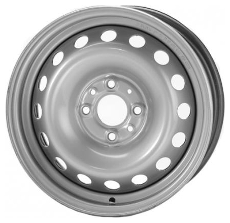 TREBL 52A45A ( CHEVROLET AVEO) 13X5.5 PCD4*100 ET45 DIA56.6 SILVER