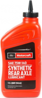 Motorcraft Synthetic Rear Axle 75W-140 - баннер