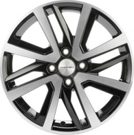 KHOMEN WHEELS KHW1609 16X6 PCD4*100 ET48 DIA54.1 F-SILVER