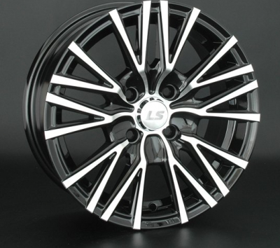LS WHEELS 568 16X7 PCD5*114.3 ET40 DIA73.1 BKF