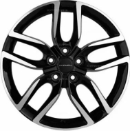 KHOMEN WHEELS KHW1708 17X6.5 PCD5*114.3 ET49 DIA67.1 BLACK-FP