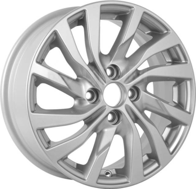KDW KD1546 15X6 PCD4*100 ET40 DIA60.1 SILVER PAINTED