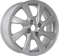 KDW KD1547 15X6 PCD4*98 ET33 DIA58.5 LIGHT SILVER PAINTED
